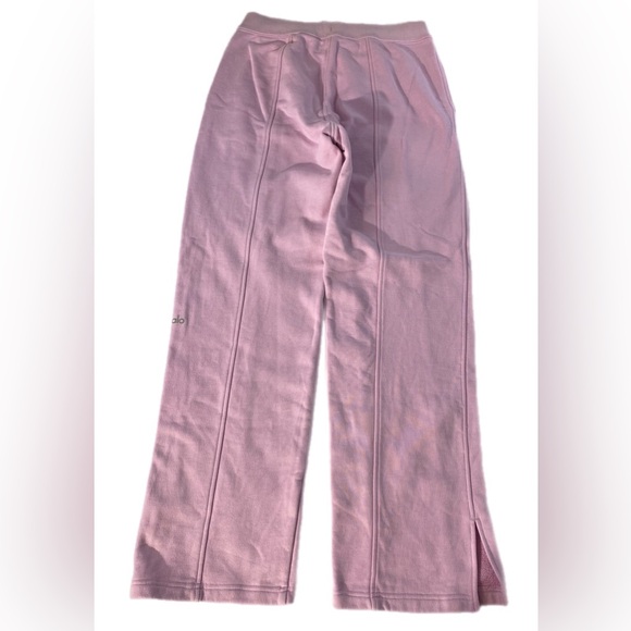 Alo High waisted Free time straight leg sweatpants Sugarplum L - Picture 11 of 16